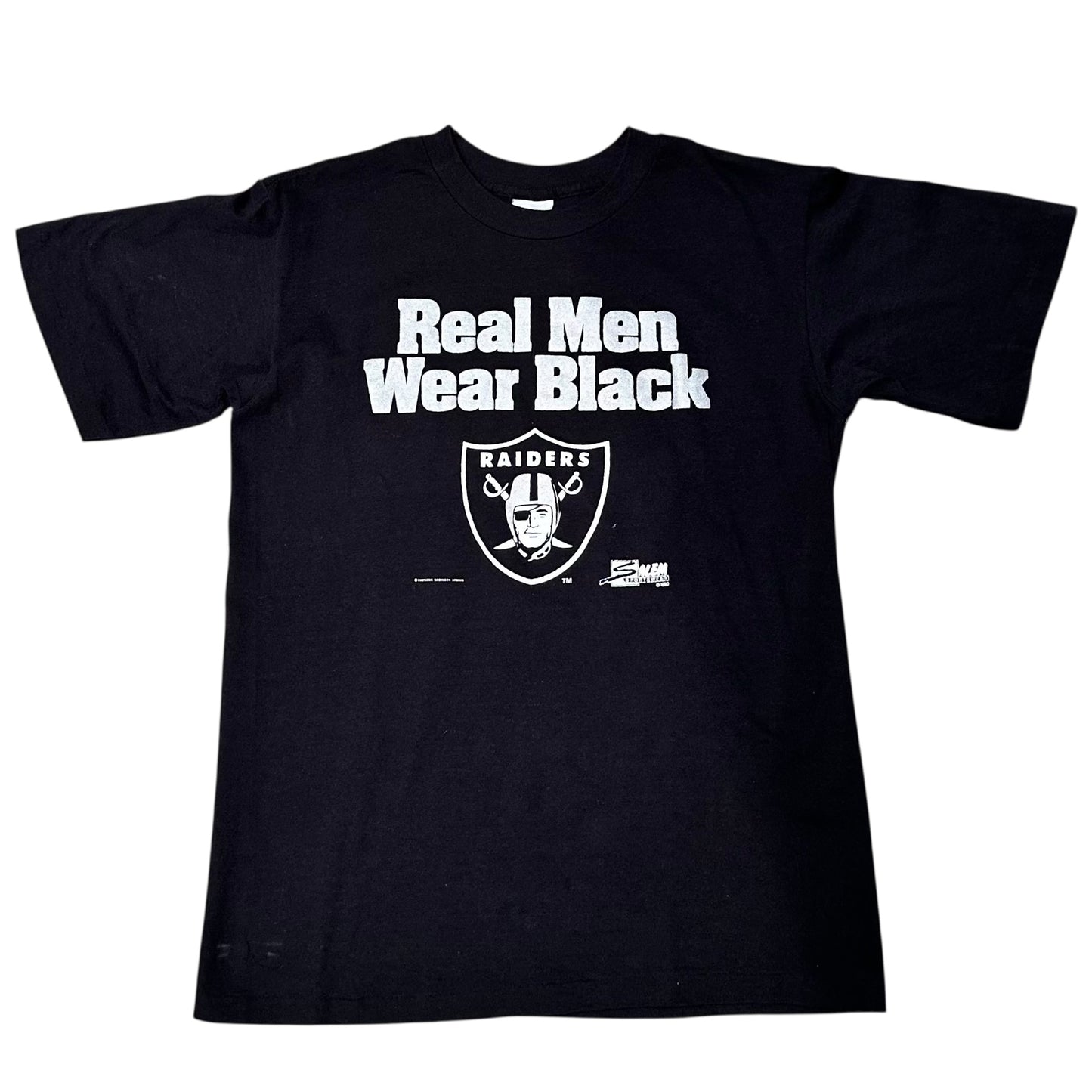 Raiders “Real Men Wear Black” Salem Sportswear Tee