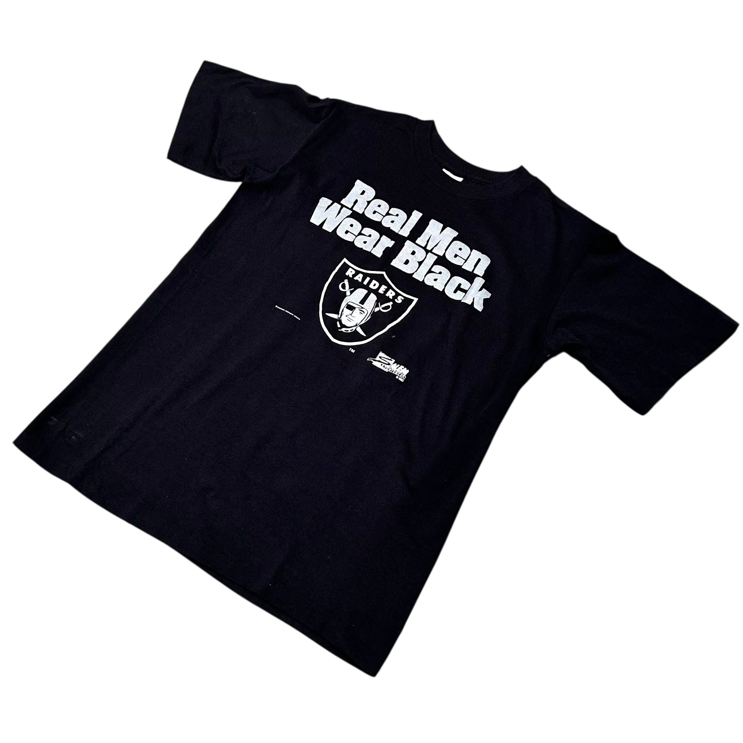 Raiders “Real Men Wear Black” Salem Sportswear Tee