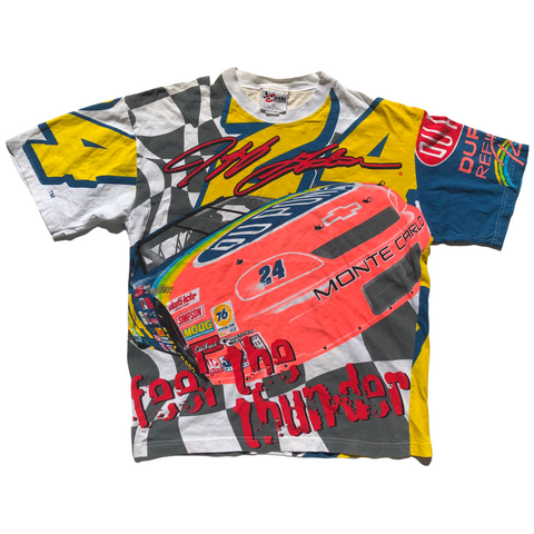 Jeff Gordon NASCAR Vintage All Over Print Shirt