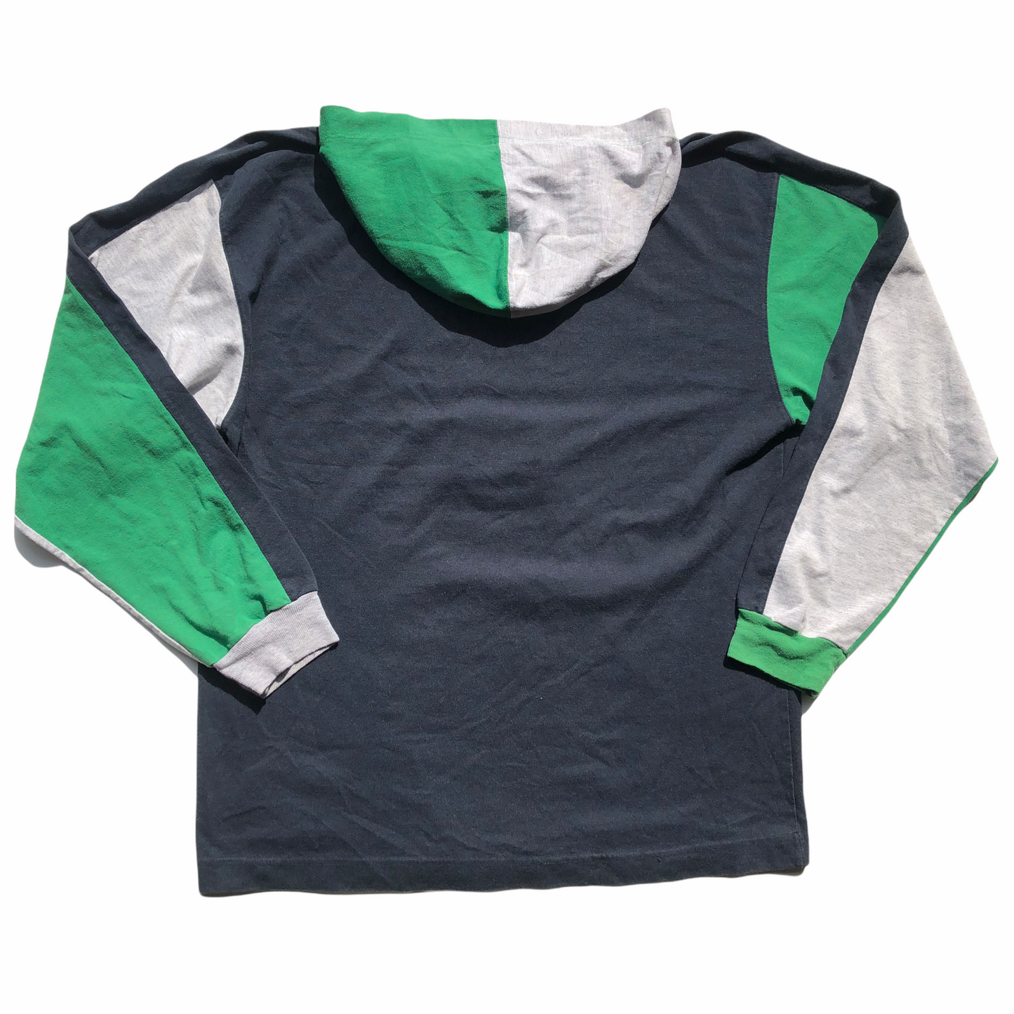 New York Jets Vintage Nutmeg Mills Long Sleeve Hooded Shirt